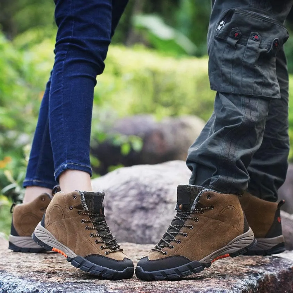 Men's Shoes Non-Slip, Waterproof and Velvet Hiking Shoes Hiking Hiking Snow Shoes