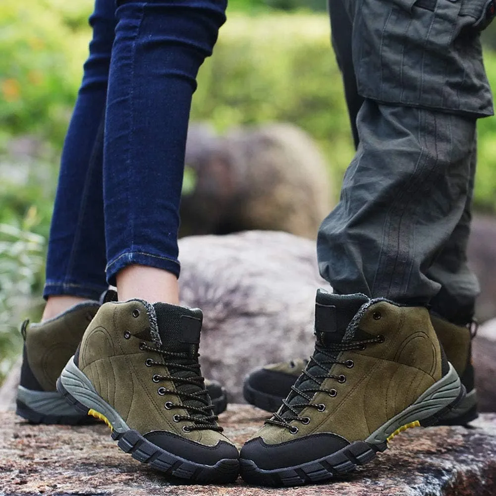 Men's Shoes Non-Slip, Waterproof and Velvet Hiking Shoes Hiking Hiking Snow Shoes