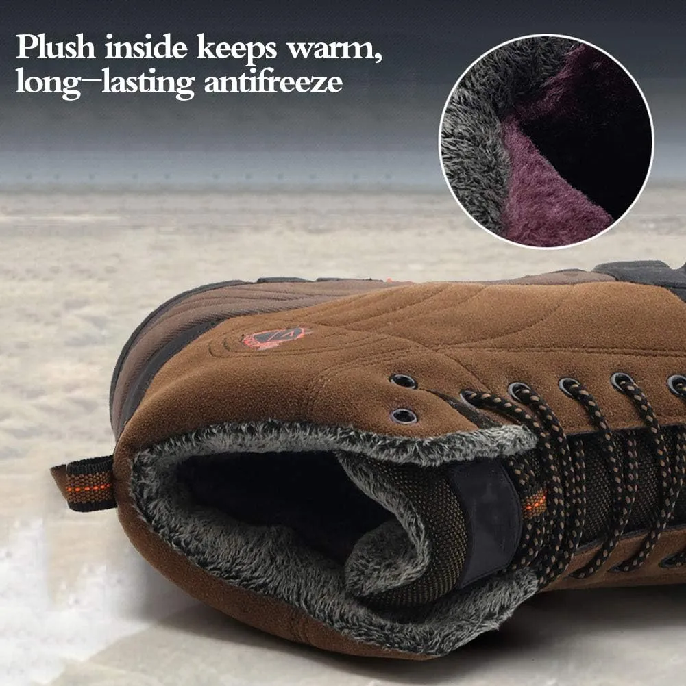 Men's Shoes Non-Slip, Waterproof and Velvet Hiking Shoes Hiking Hiking Snow Shoes