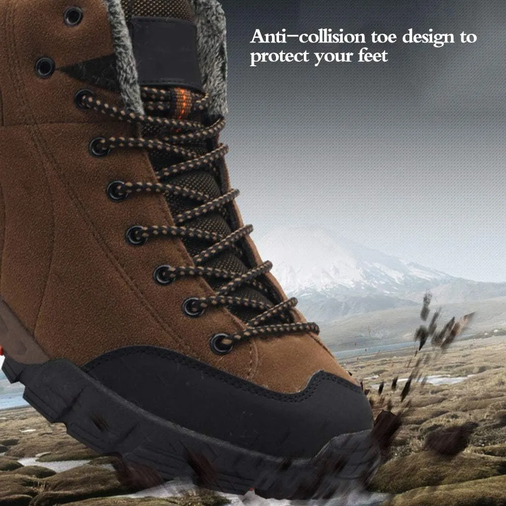 Men's Shoes Non-Slip, Waterproof and Velvet Hiking Shoes Hiking Hiking Snow Shoes
