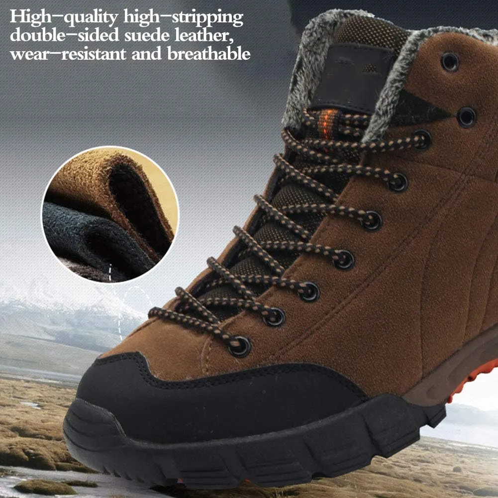 Men's Shoes Non-Slip, Waterproof and Velvet Hiking Shoes Hiking Hiking Snow Shoes