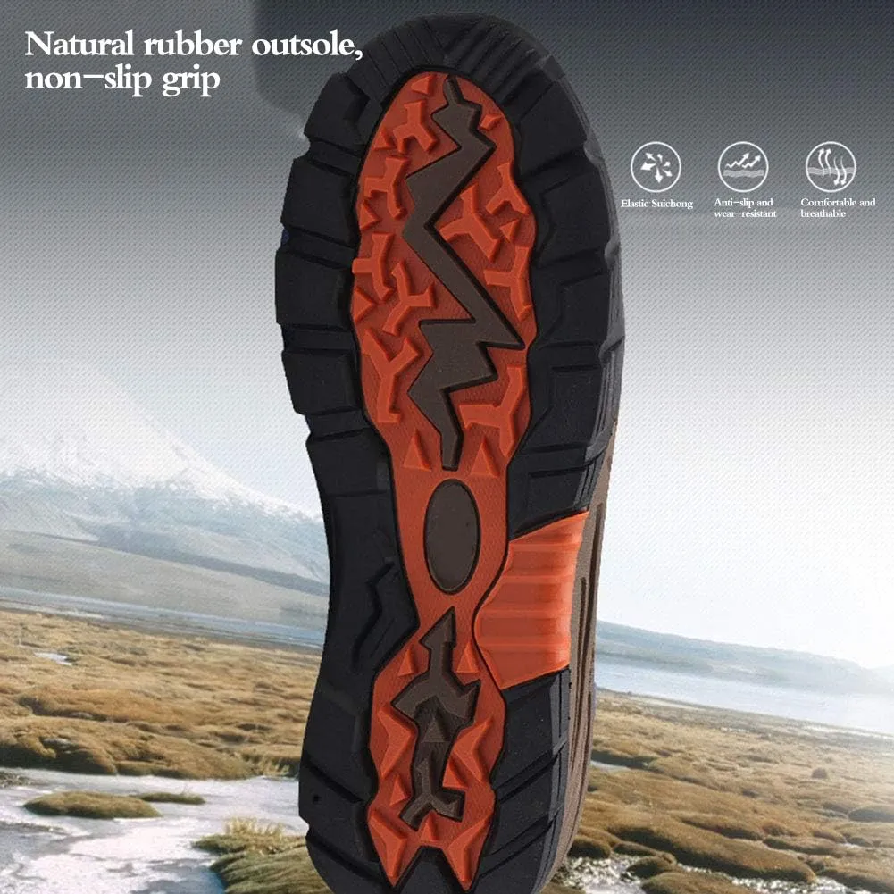 Men's Shoes Non-Slip, Waterproof and Velvet Hiking Shoes Hiking Hiking Snow Shoes