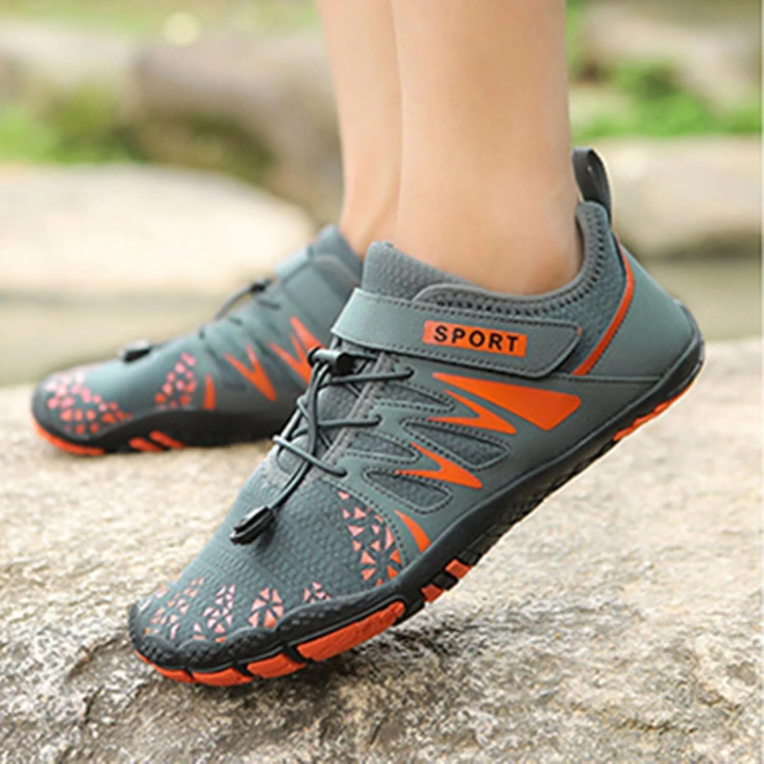Mens Size 9 Wide Water Shoes Breathable Non Slip Athletic Water Hiking Shoes Women Cute Water Shoes for Women Summer Quick Dry Sandals Slippers for Pool Beach Surf Walk Water Yoga