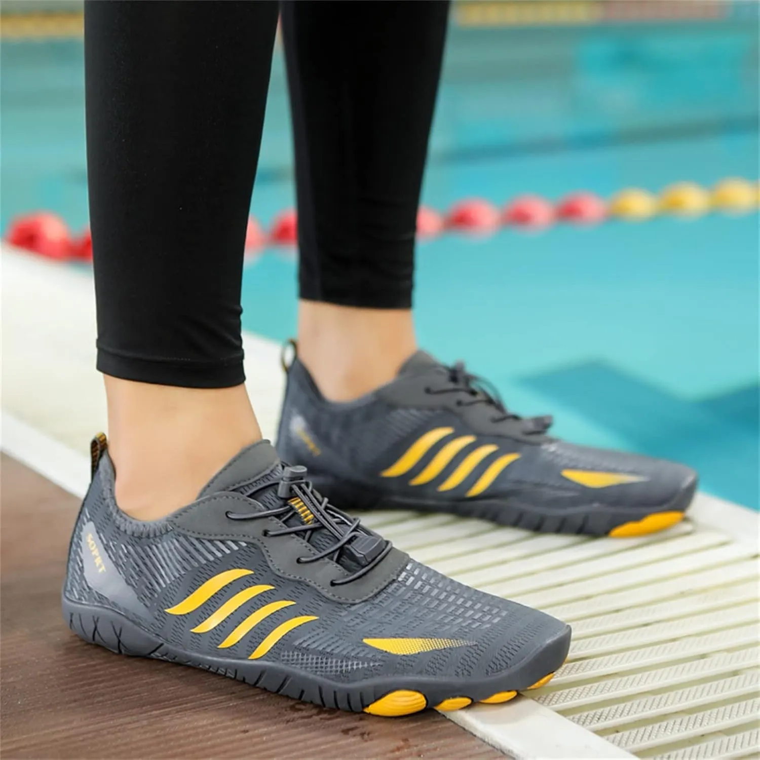 Mens Water Proof Shoes Size 12 Closed Toe Non Slip Hiking Water Shoes Men Womens Wide Width Water Shoes Slip on Soft Beach Shoes for Pool Beach Surf Walking Water Park