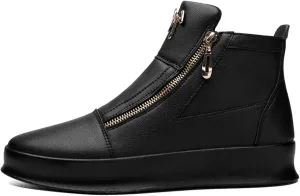 Men's Zipper Fashion Sneakers Running Shoes, Fashion Walking Shoes Casual Classic, Skateboard Shoes