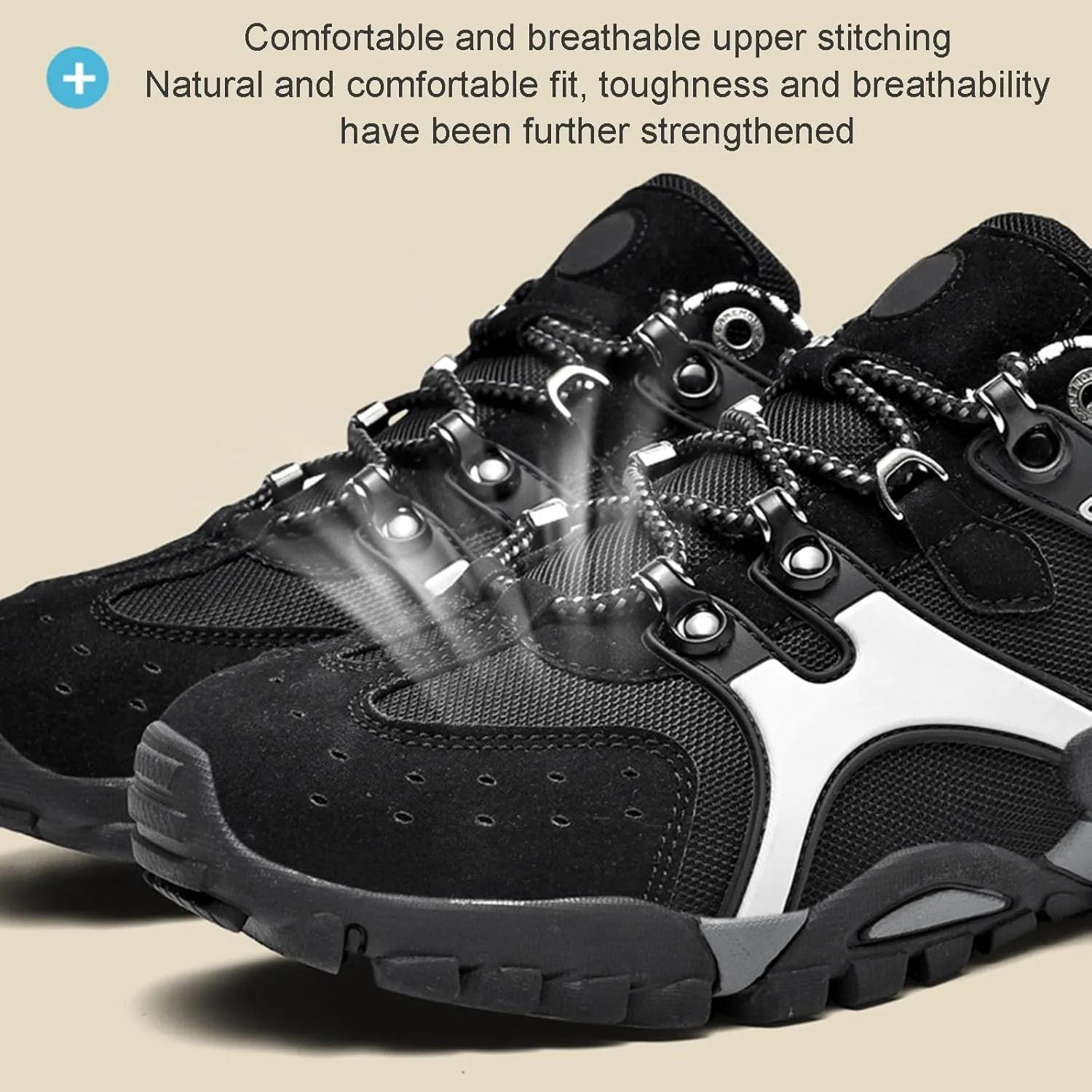 Outdoor Hiking Shoes, Men's Shoes Soft Bottom Outdoor Hiking Shoes Mesh Breathable Sports Shoes Hiking