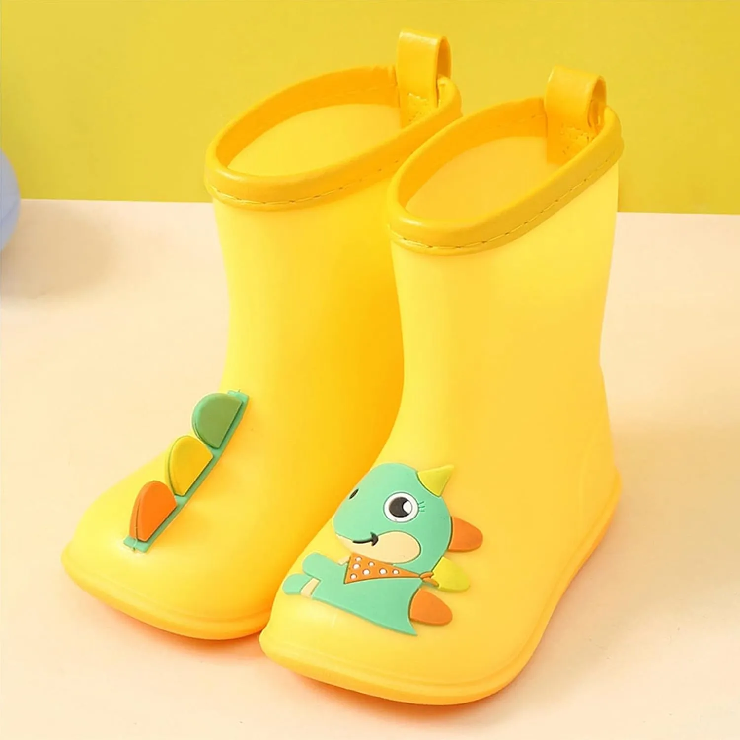 Rain Boots For Girls Baby Cartoo Dinosaur Rain Boots Non-Slip Rubber Waterproo Boy Snow Boots Rainboots Boots Boys
