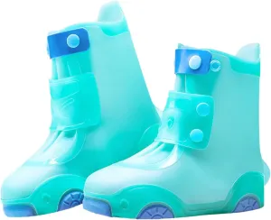 Rain Shoe Cover Waterproo Shoe Cover For Kids Rain Boot Non-Slip Reusable Galoshes For Girls Rainboots Boots Boys