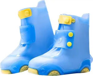 Rain Shoe Cover Waterproo Shoe Cover For Kids Rain Boot Non-Slip Reusable Galoshes For Girls Rainboots Boots Boys