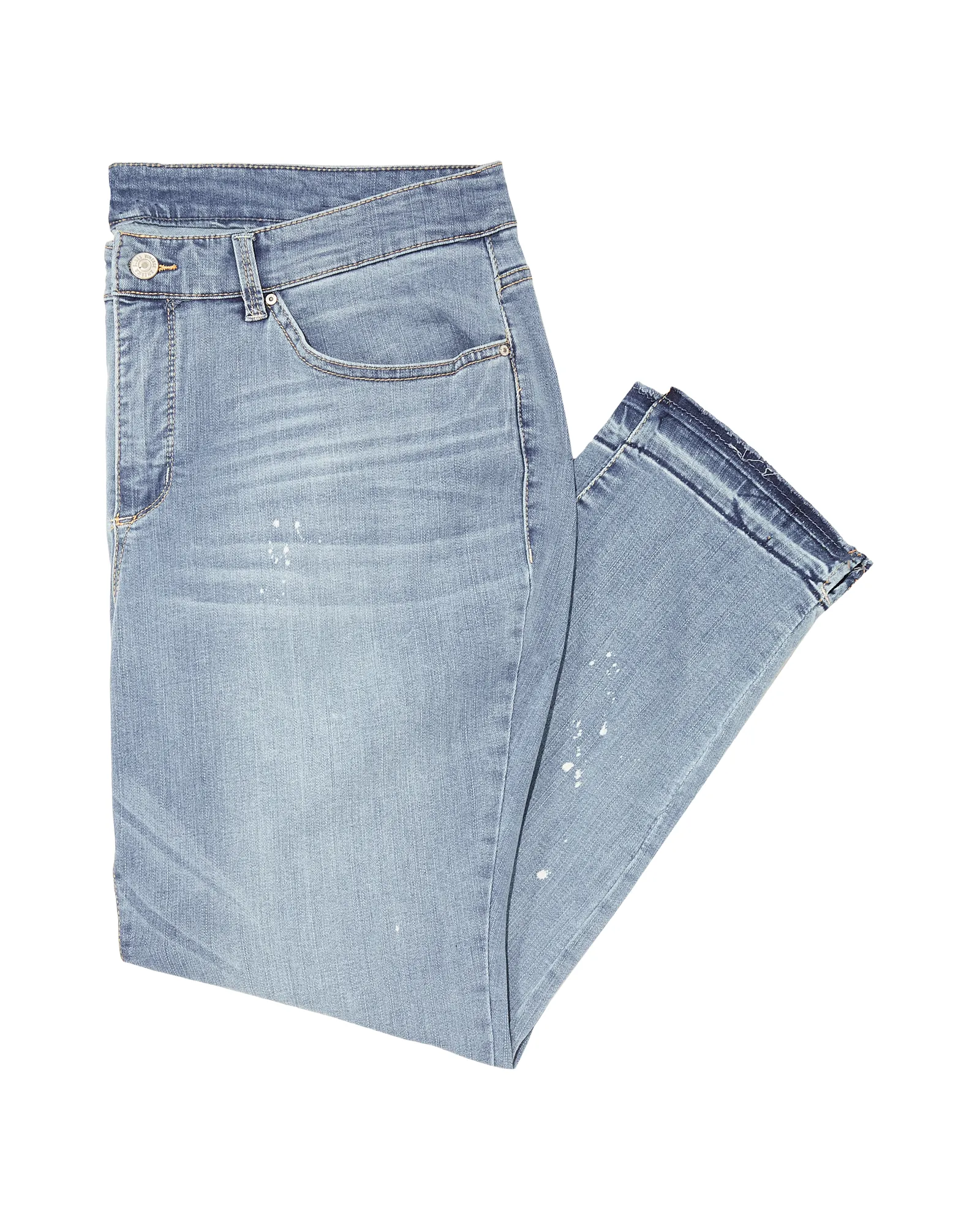 Reed Ankle Skinny with Released Hem | Light Wash