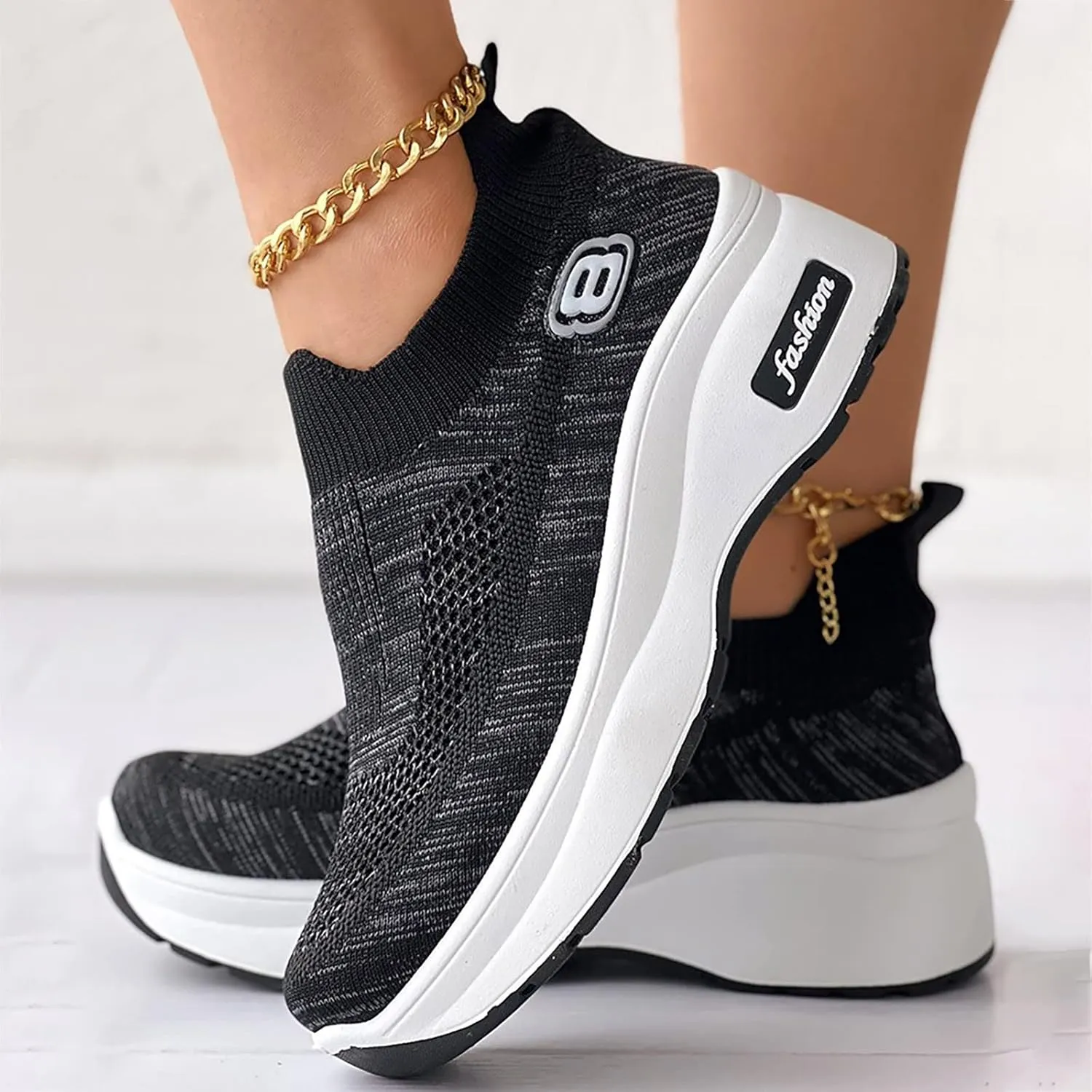 SBGMoSJ Bowling Shoes Women Size 9 1/2 Fall Shoes Women Trendy Comfy Womens Slip On Shoes Size 8 Narrow High Top Platform Sneakers for Women Tenis para Mujer OrtopDicos para Caminar
