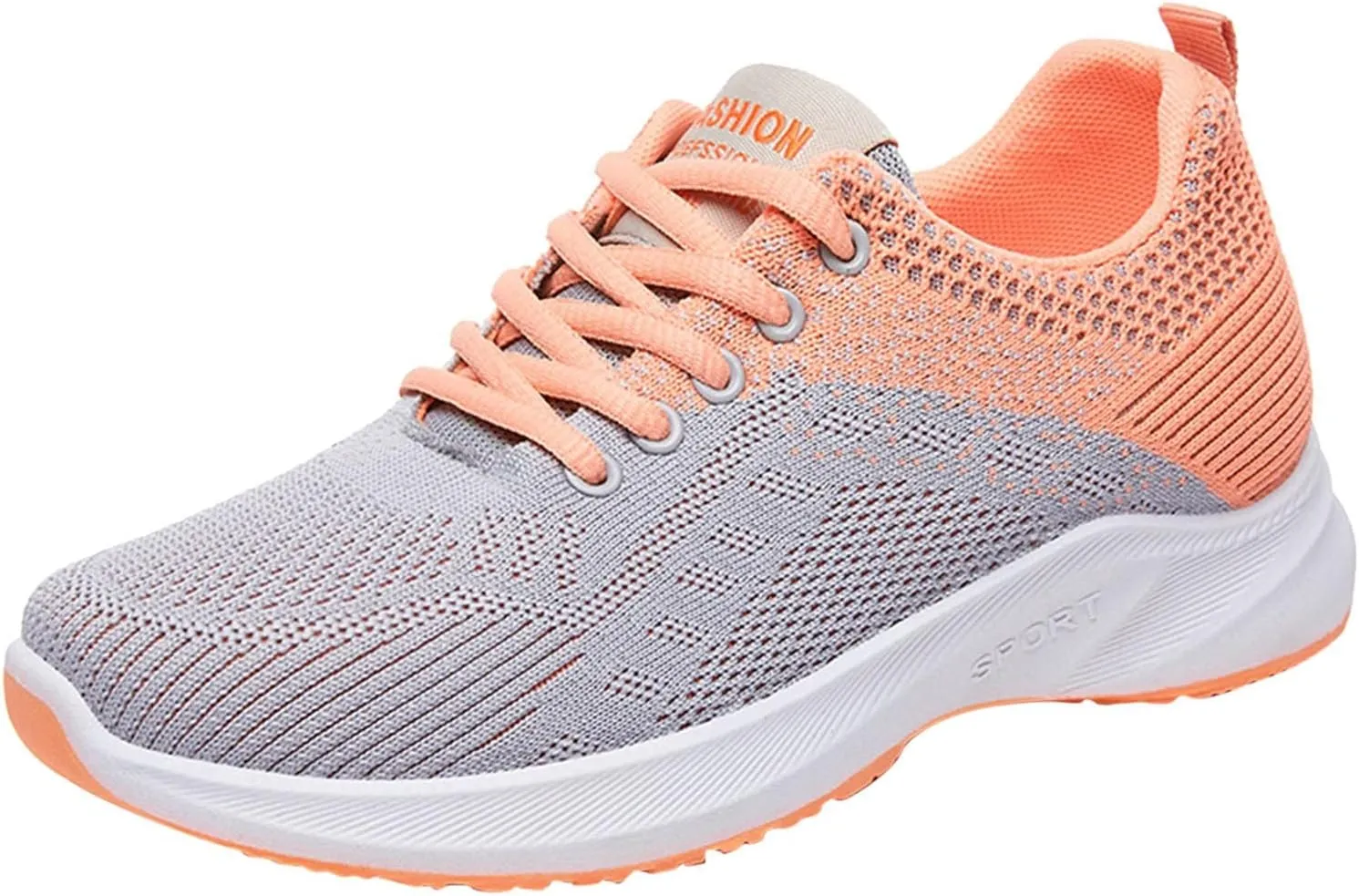 Sneakers for Women Casual Mesh Breathable Lace Up Walking Mens Running Shoes Wide Width Shoes Casual Brown Sneakers White Tennis Shoe Trainers Shoe