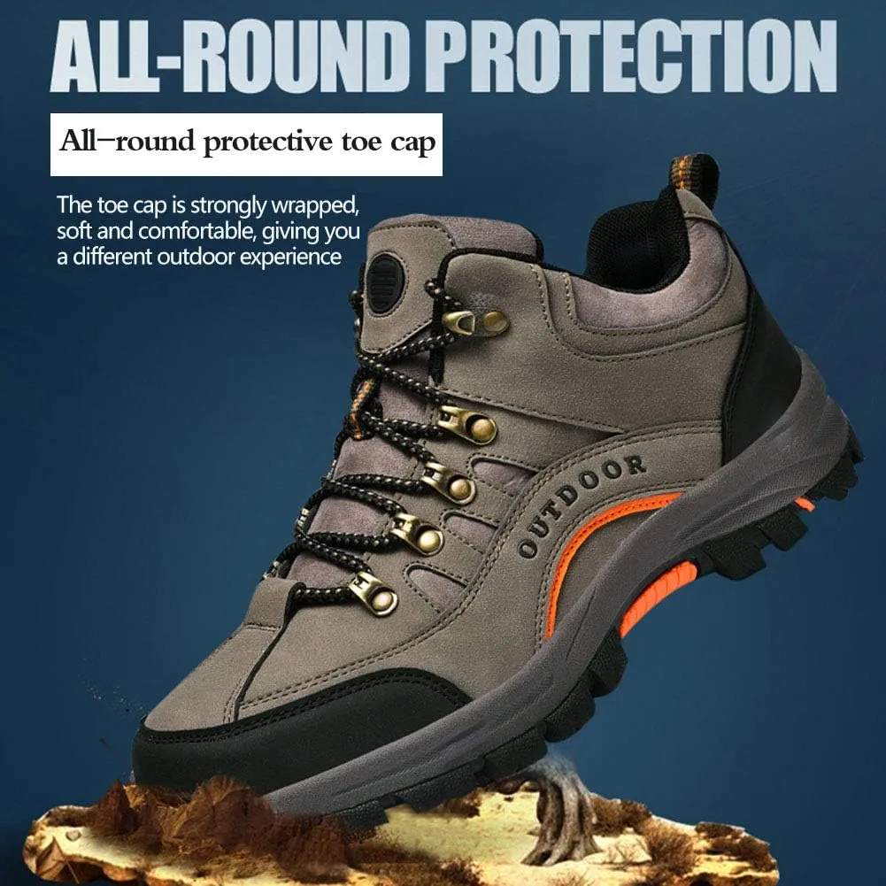 Thick Cotton Shoes, Warm, Waterproof, Non-Slip, Breathable, Hiking and Hiking Snow Shoes