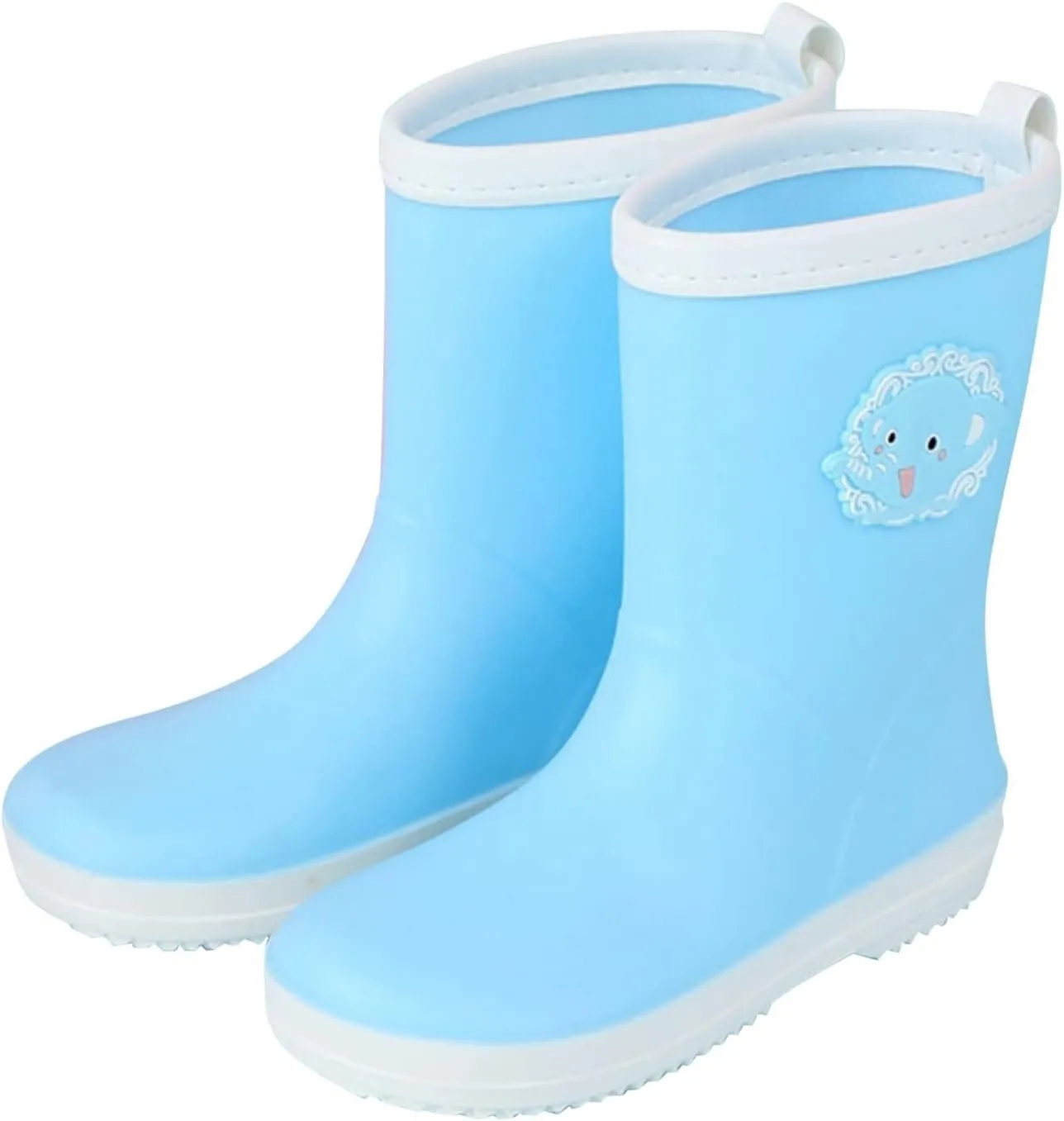 Toddler Kids Rain Boots Boys Girls Waterproof Rain Shoes Cute Cartoon Rainboots Mud Shoes for Water Baby Boy Boots