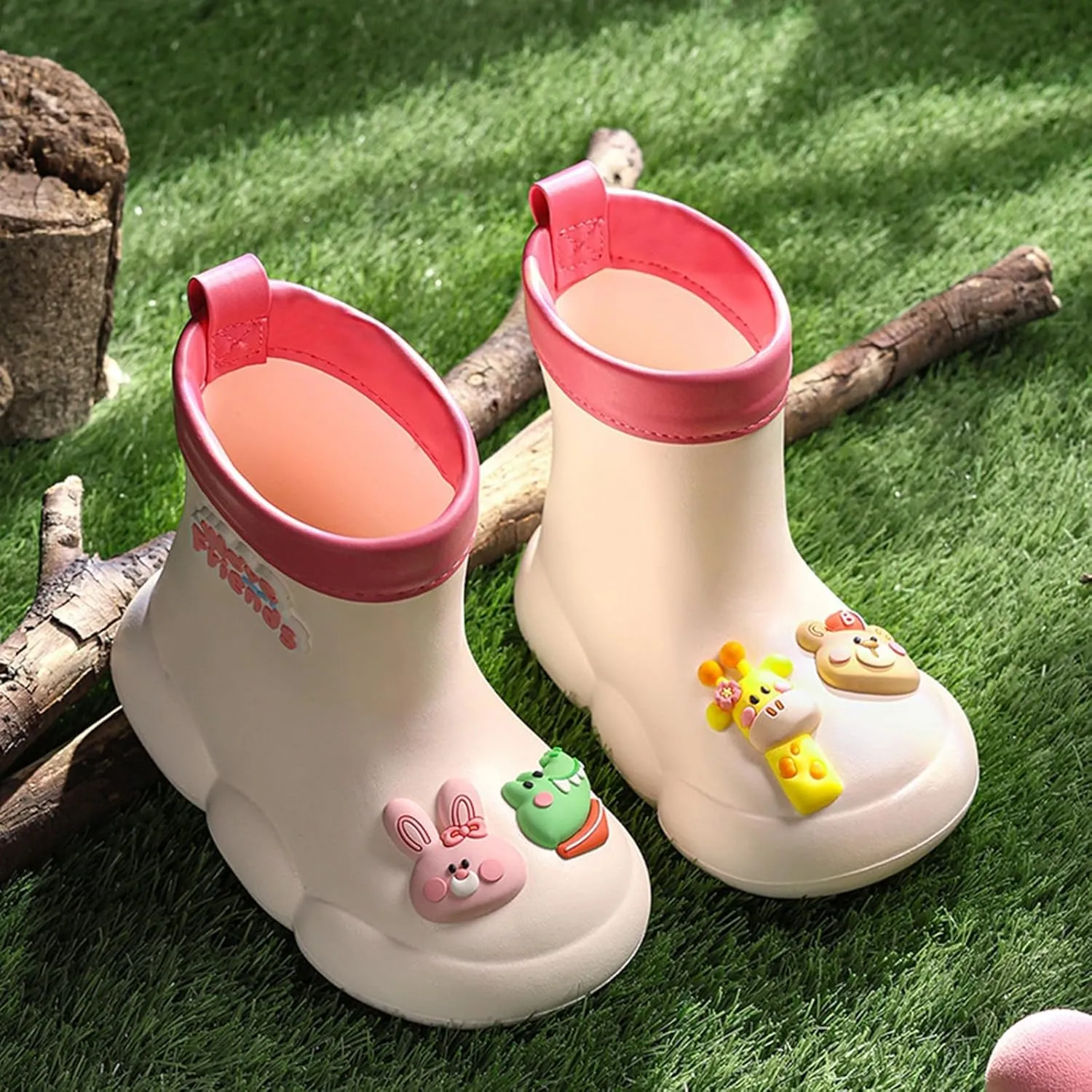 Toddler Rain Boot Waterproof Kids Shoes Baby Rain Toddler Girls Rubber Rainboots For Toddlers Boys Rain Boots Kids