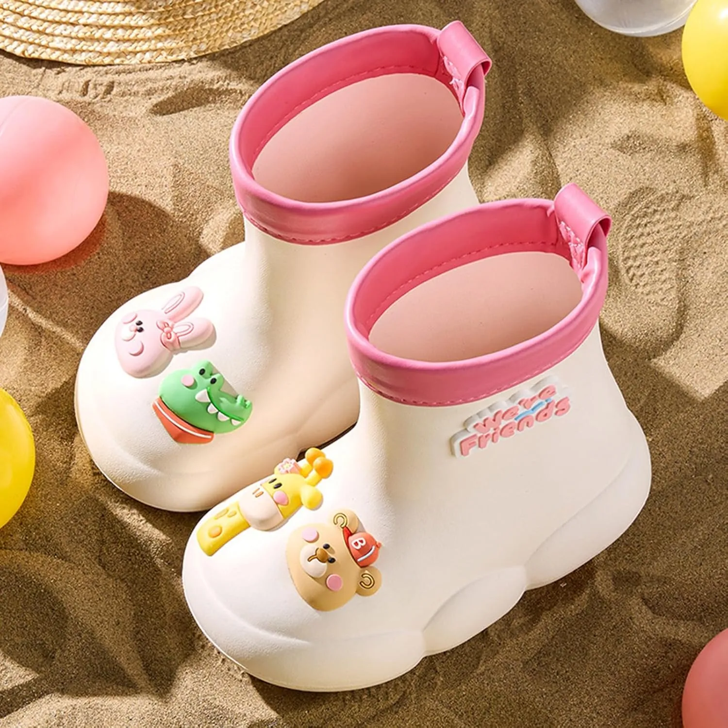 Toddler Rain Boot Waterproof Kids Shoes Baby Rain Toddler Girls Rubber Rainboots For Toddlers Boys Rain Boots Kids
