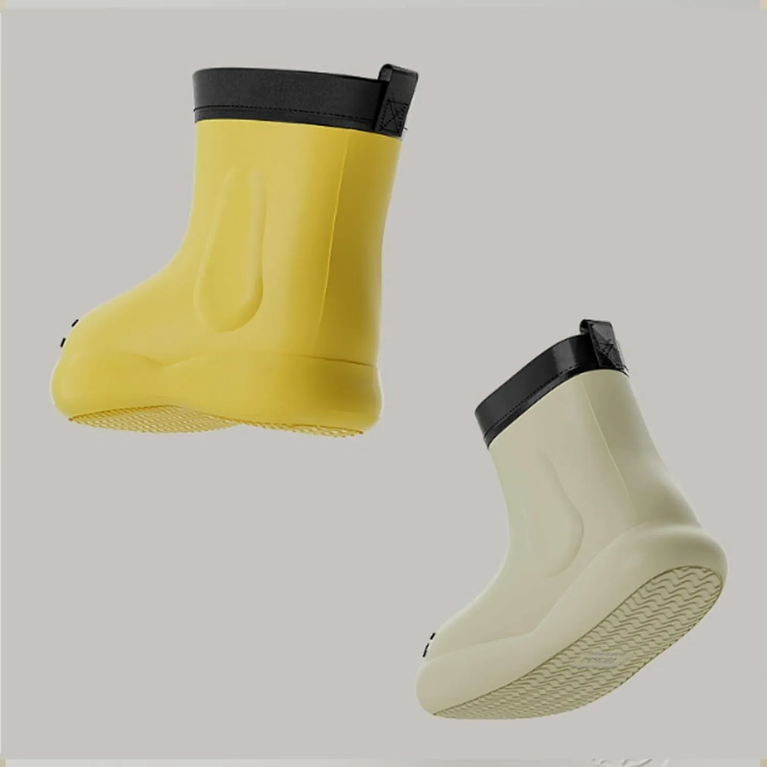 Toddler Rain Boots Children Waterproof Shoes for Boys Girls Lightweight Kids Rain Boots Animal Cartoon Dog Boots
