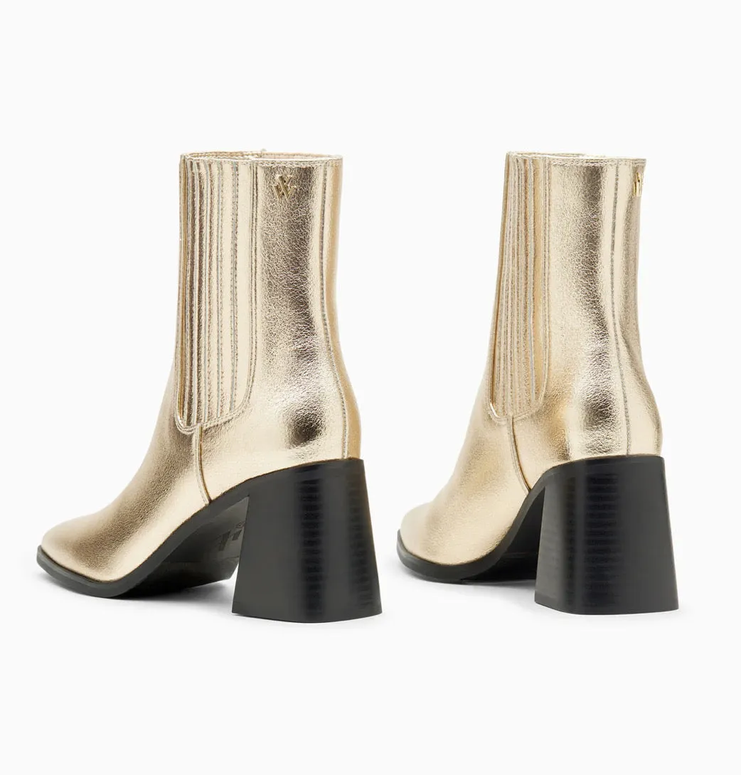 Vanessa Wu - Gold Boots