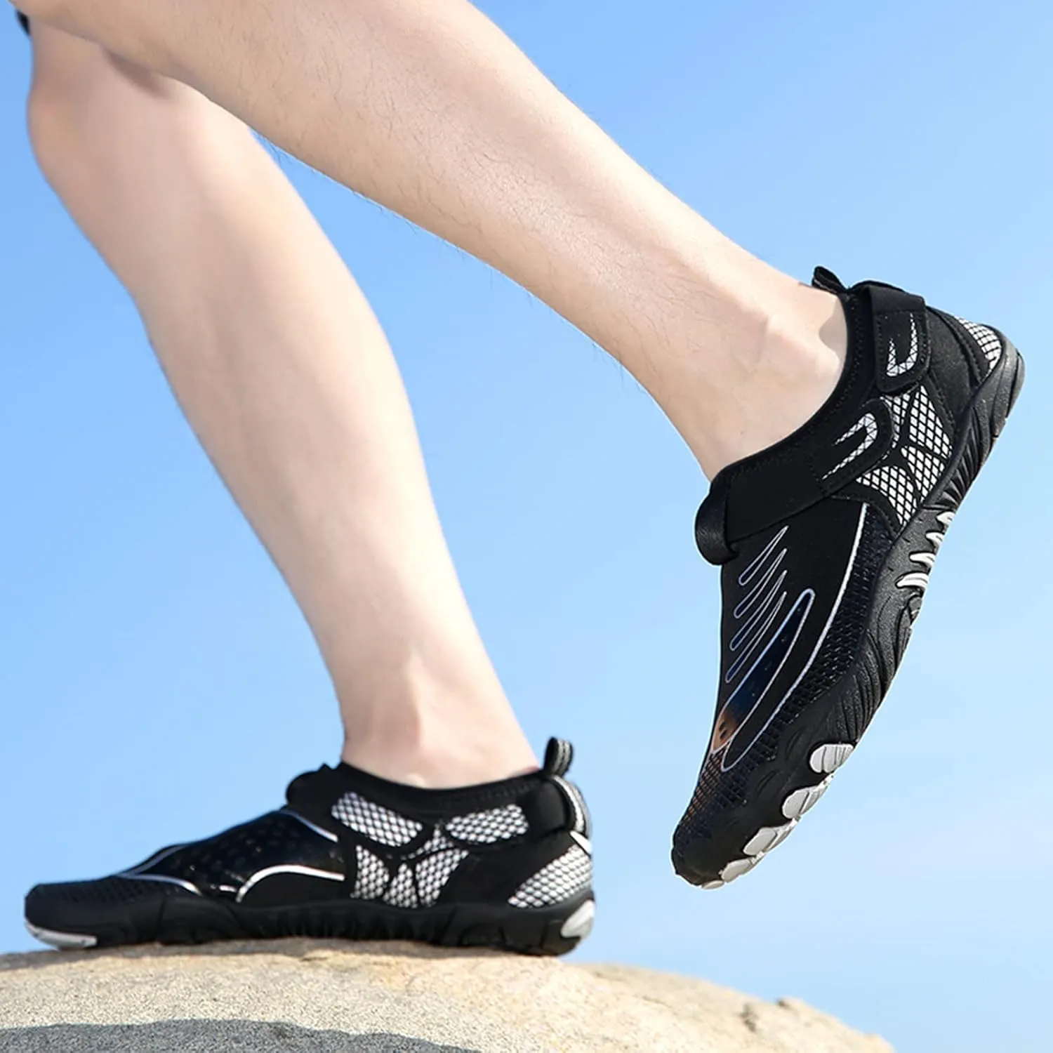 Water Resistant Shoes for Men Size 14 Breathable Non Slip Athletic Hiking Water Shoes for Women Extra Wide Water Shoes Athletic Hiking Water Shoes for Beach Swim Surf Water Sport