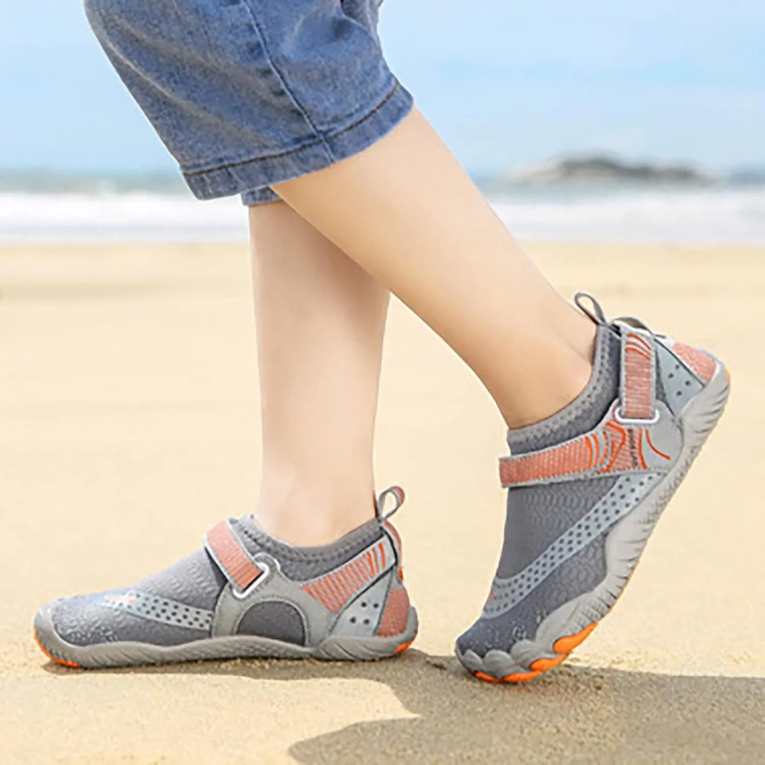 Water Shoes Men Wide Toe Barefoot Aqua Socks Quick Dry Barefoot Water Shoes Men Water Shoes Wide Width Women Beach Sports Quick Dry Barefoot for Pool Hiking Training Outdoor Water Sports