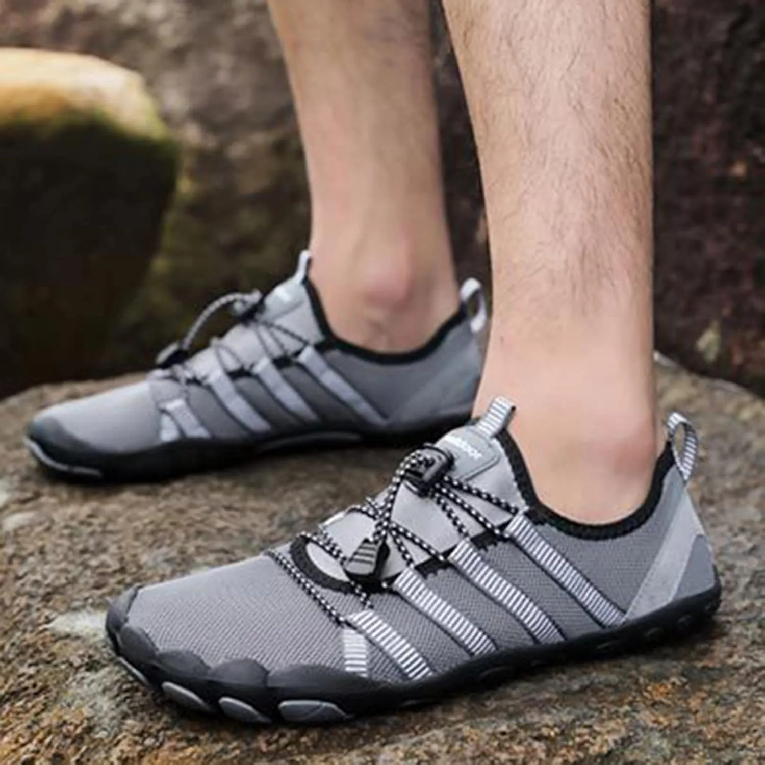 Water Shoes Men Wide Width Breathable Barefoot Shoes Water Hiking Shoes for Men Water Shoes for Women Wide Width Quick Drying Sports Aqua Shoes for Pool Beach Surf Walking Water Park
