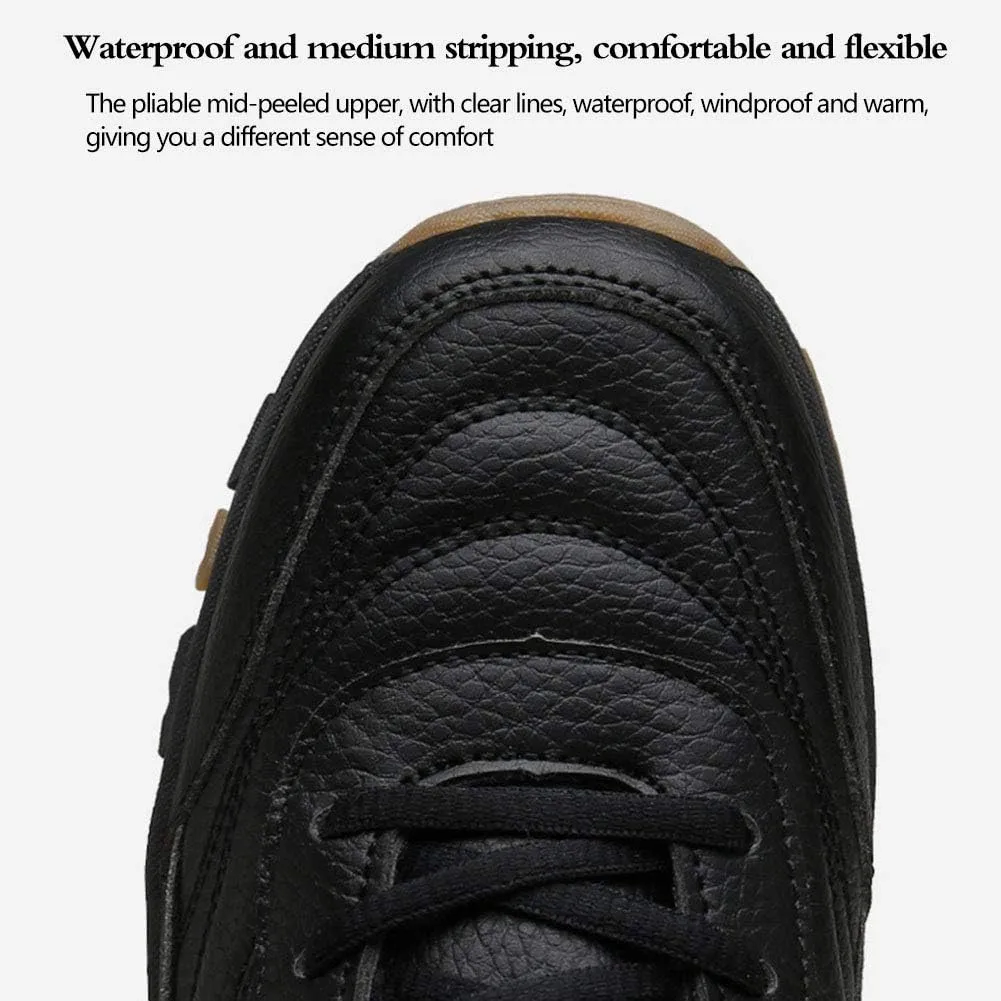 Winter Outdoor Cotton Shoes Waterproof Non-Slip Thickening Hiking Hiking Men's Shoes