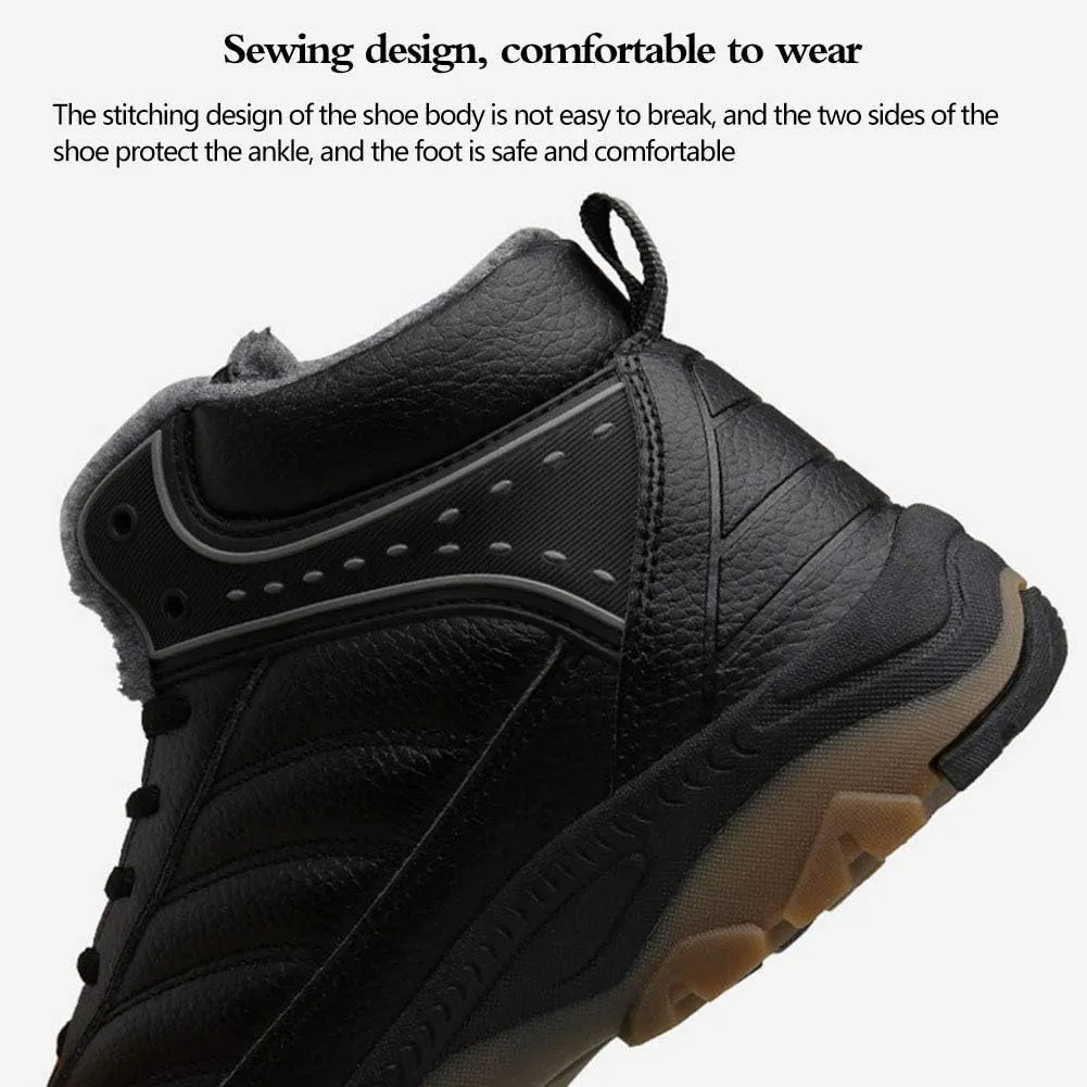 Winter Outdoor Cotton Shoes Waterproof Non-Slip Thickening Hiking Hiking Men's Shoes