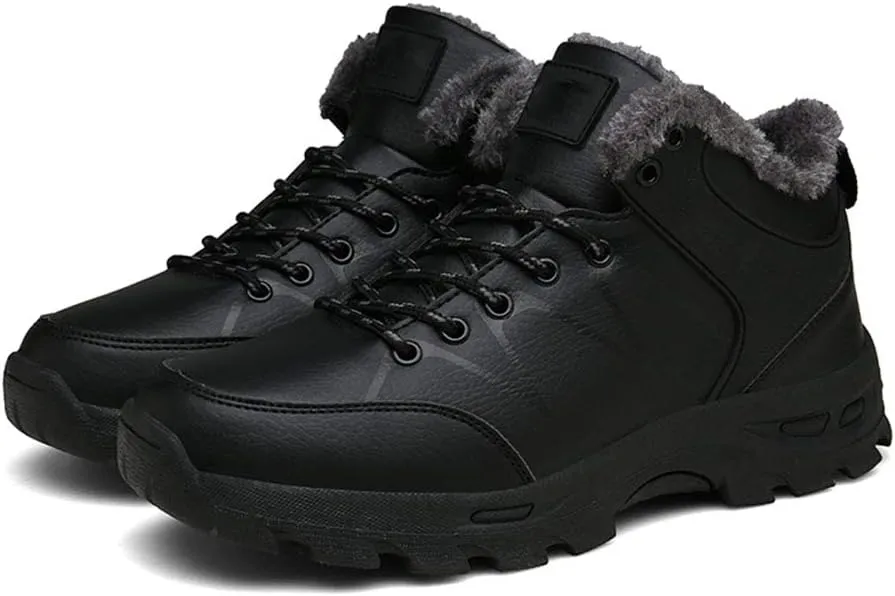 Winter Outdoor Cotton Shoes Waterproof Non-Slip Thickening Hiking Hiking Men's Shoes