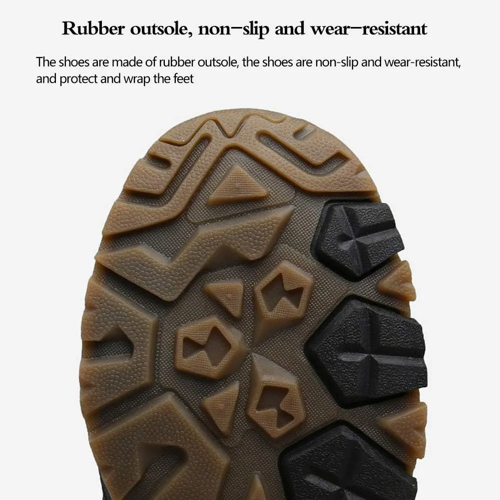 Winter Outdoor Cotton Shoes Waterproof Non-Slip Thickening Hiking Hiking Men's Shoes