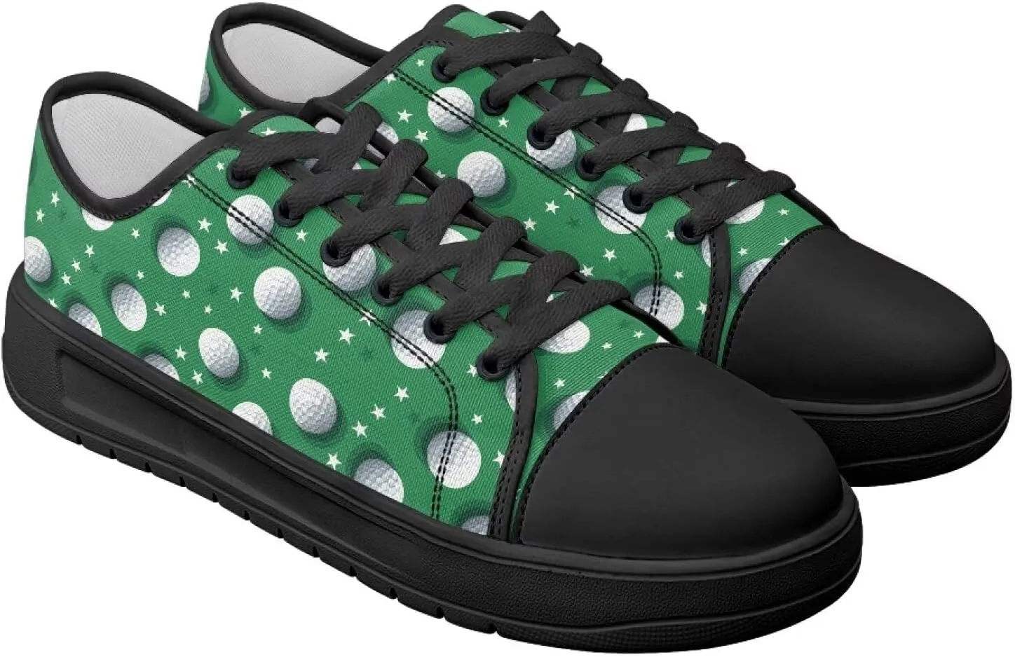 Womens Classic Canvas Casual Shoes Breathable Soft Everyday Versatile Canvas Sneakers for Work Travel Size 6-13.5 Black Sole