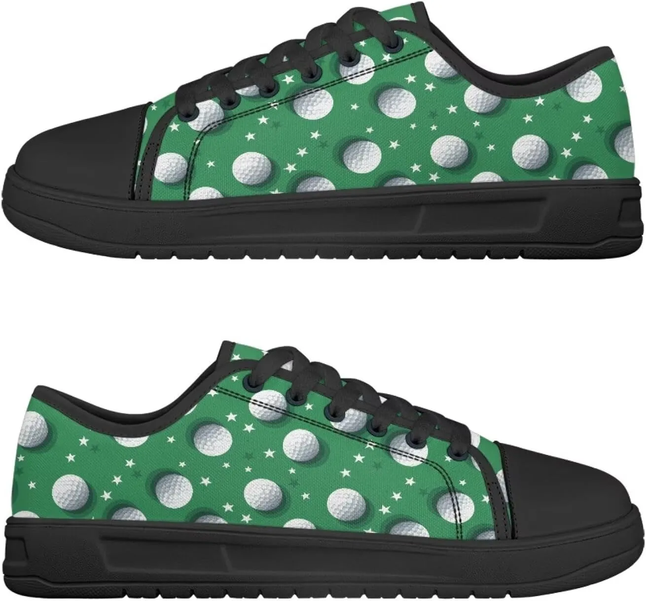 Womens Classic Canvas Casual Shoes Breathable Soft Everyday Versatile Canvas Sneakers for Work Travel Size 6-13.5 Black Sole