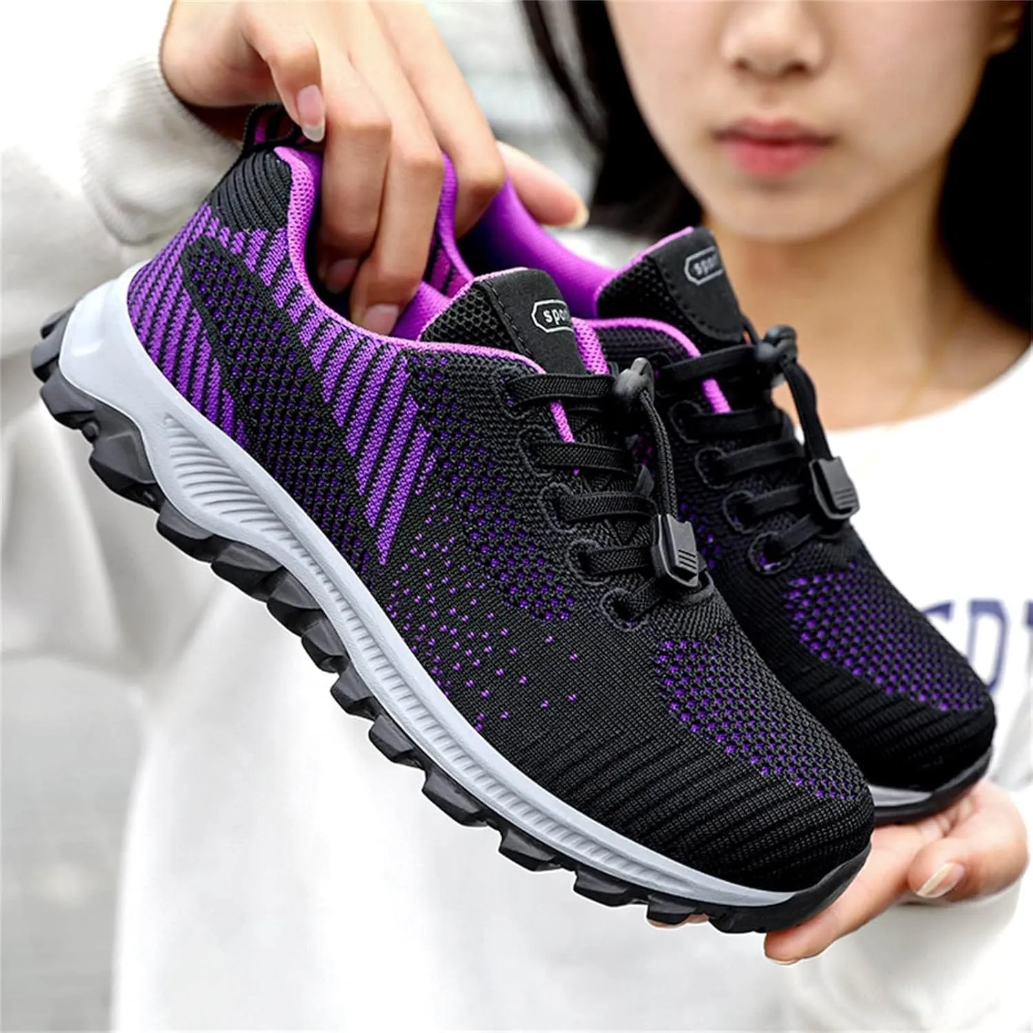Womens Running Tennis Shoes Classic Running Sneakers Casual Tennis Shoe Walking Footwear Anti Slip Trainers