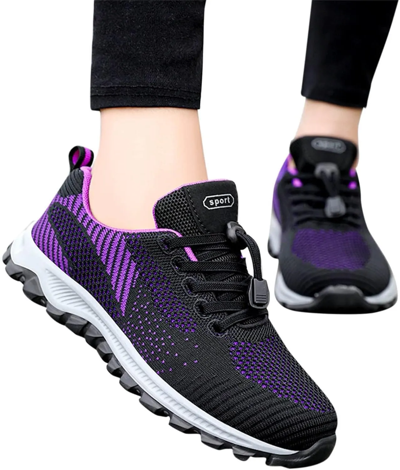 Womens Running Tennis Shoes Classic Running Sneakers Casual Tennis Shoe Walking Footwear Anti Slip Trainers