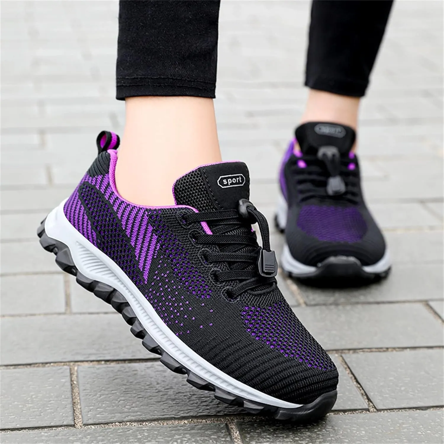 Womens Running Tennis Shoes Classic Running Sneakers Casual Tennis Shoe Walking Footwear Anti Slip Trainers