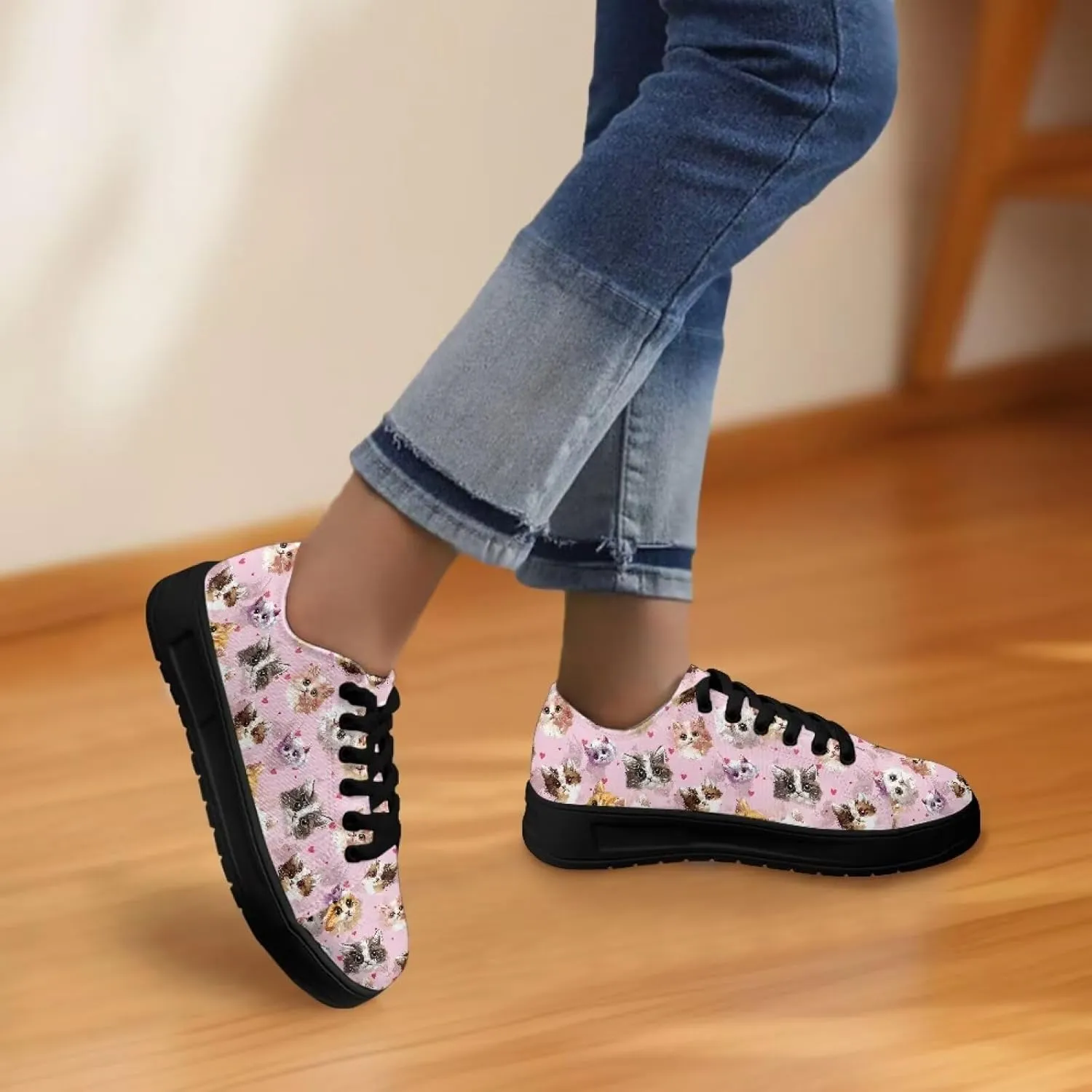 Women's Slip On Canvas Tennis Shoes Low Top Fashion Sneakers Casual Flats Walking Shoes Comfy Loafers US 5.5-13.5