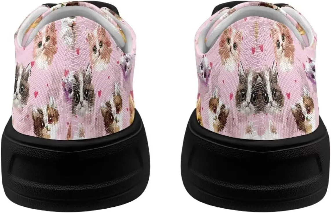 Women's Slip On Canvas Tennis Shoes Low Top Fashion Sneakers Casual Flats Walking Shoes Comfy Loafers US 5.5-13.5