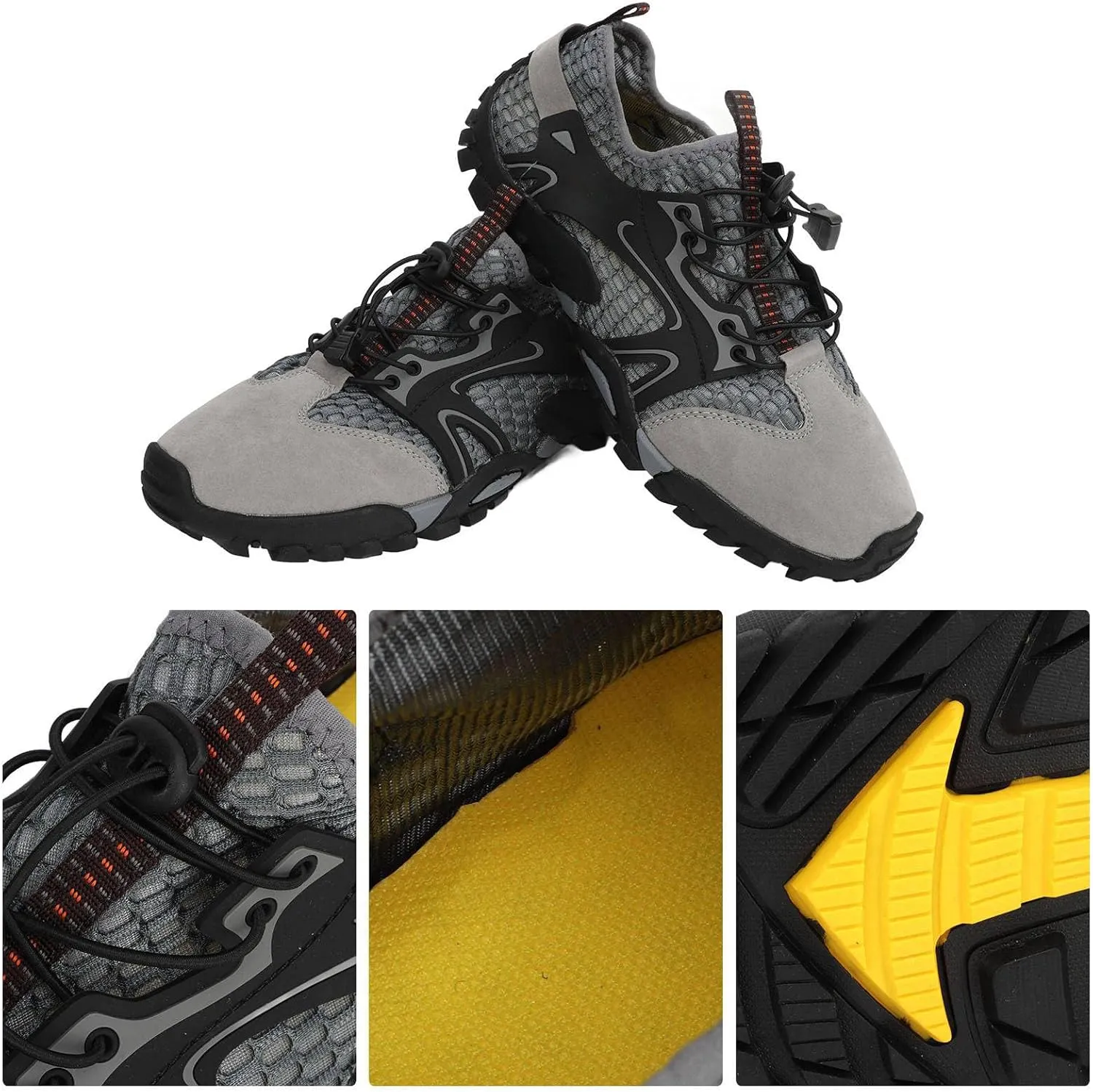 Zerodis Hiking Shoe, Lightweight Hiking Boot 1 Pair Ergonomic Design Thickened Sole Fashion for Walking for Hiking